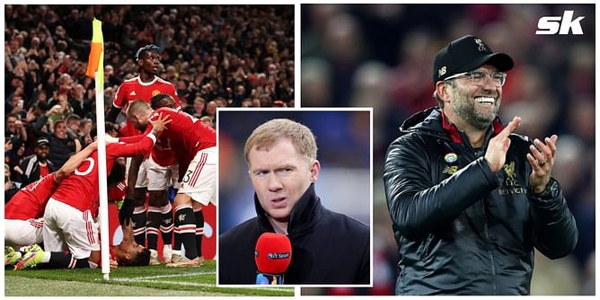 "Jurgen Klopp will be rubbing his hands together"- Paul Scholes says "it will be disastrous" if Manchester United repeat first-half horror show against Liverpool