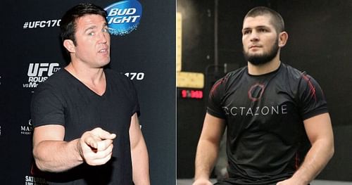 Chael Sonnen (left) and Khabib Nurmagomedov (right) [Image credits: @khabib_nurmagomedov on Instagram]