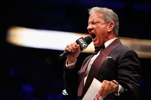 Bruce Buffer announcing at UFC 263: Adesanya v Vettori 2