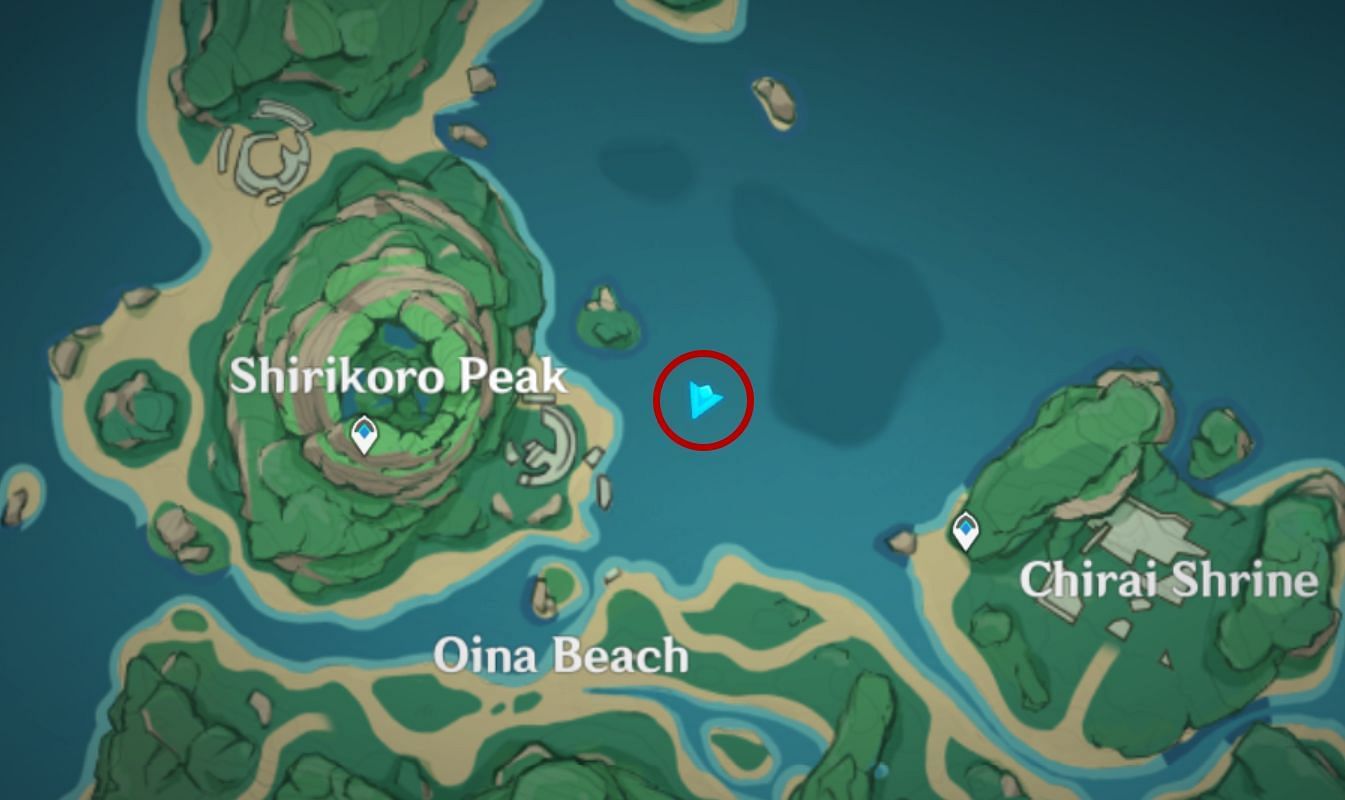 Location of three Ruin Murals (Image via Genshin Impact)