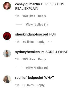 The confused comment section box.