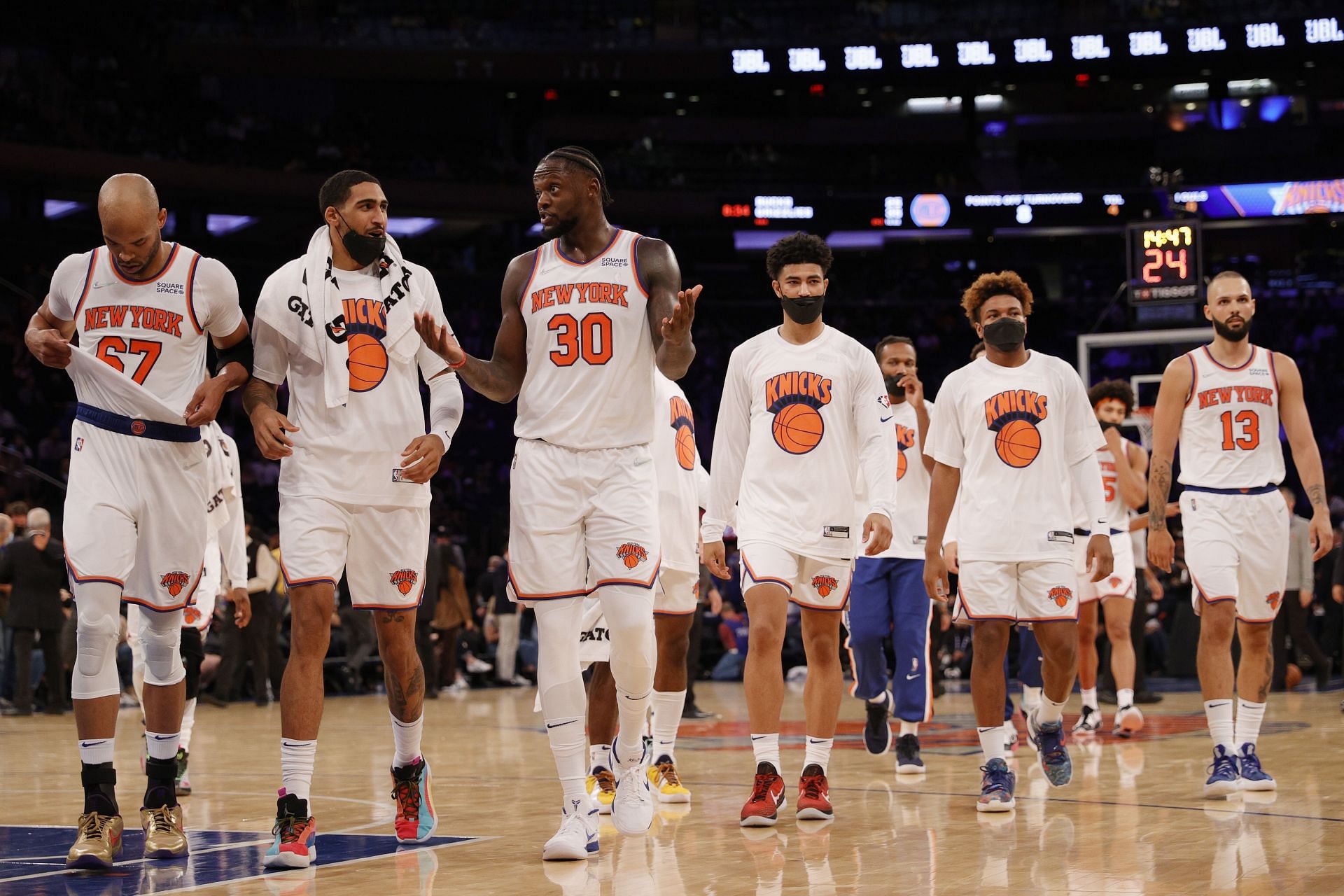 Eastern Conference New York Knicks end the preseason