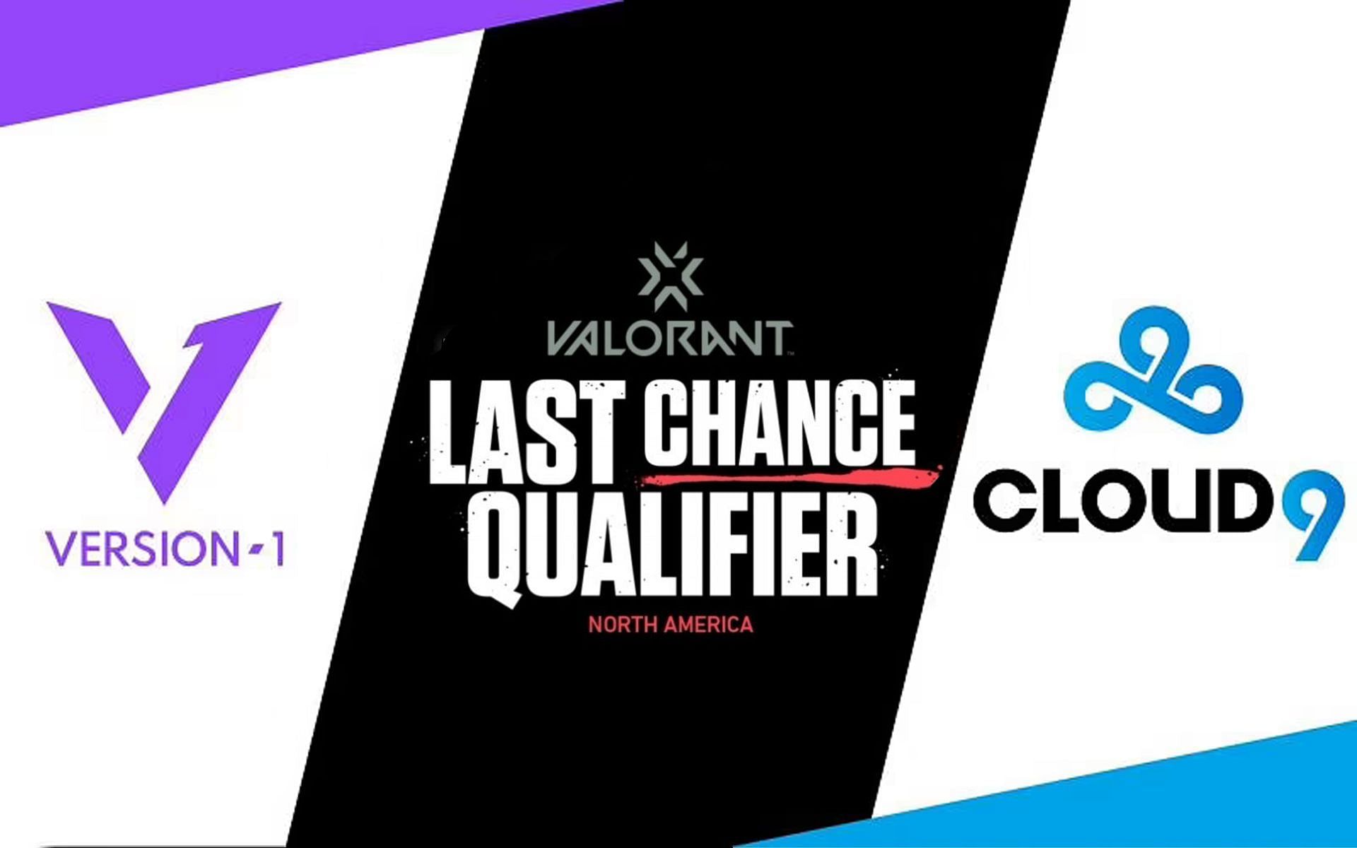Version1 versus Cloud9 Blue in Valorant NA Last Chance Qualifier (Image via Sportskeeda)