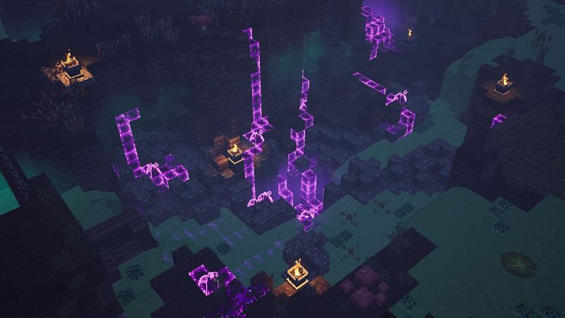 The Endersent is a miniboss that can be found in Minecraft Dungeons. (Image via Mojang)