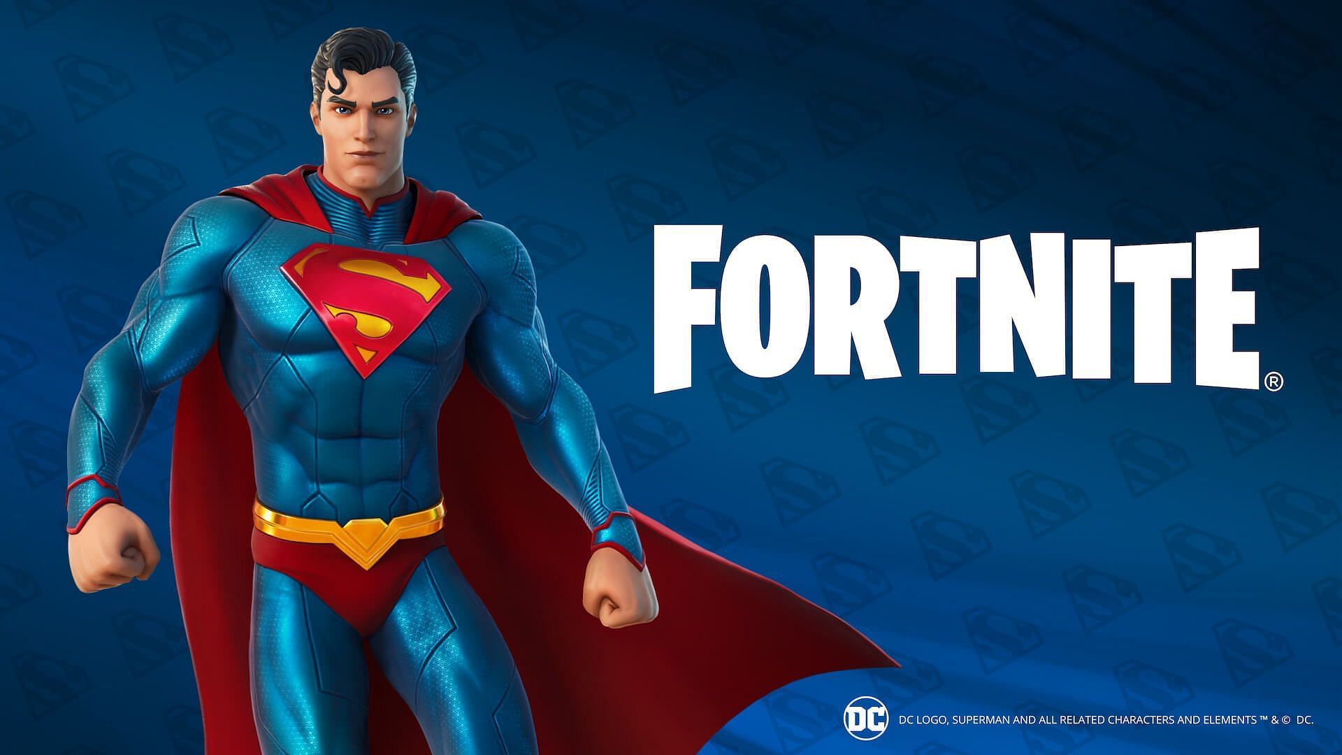 Superman is one of the most powerful characters in all of Fortnite. Image via Epic Games