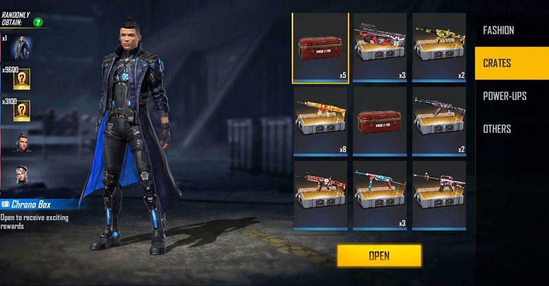 The Chrono Box can give quite a few rewards (Image via Free Fire)