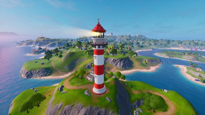 Lockie&#039;s Lighthouse is the site for one of Dire&#039;s challenges (Image via Epic Games)