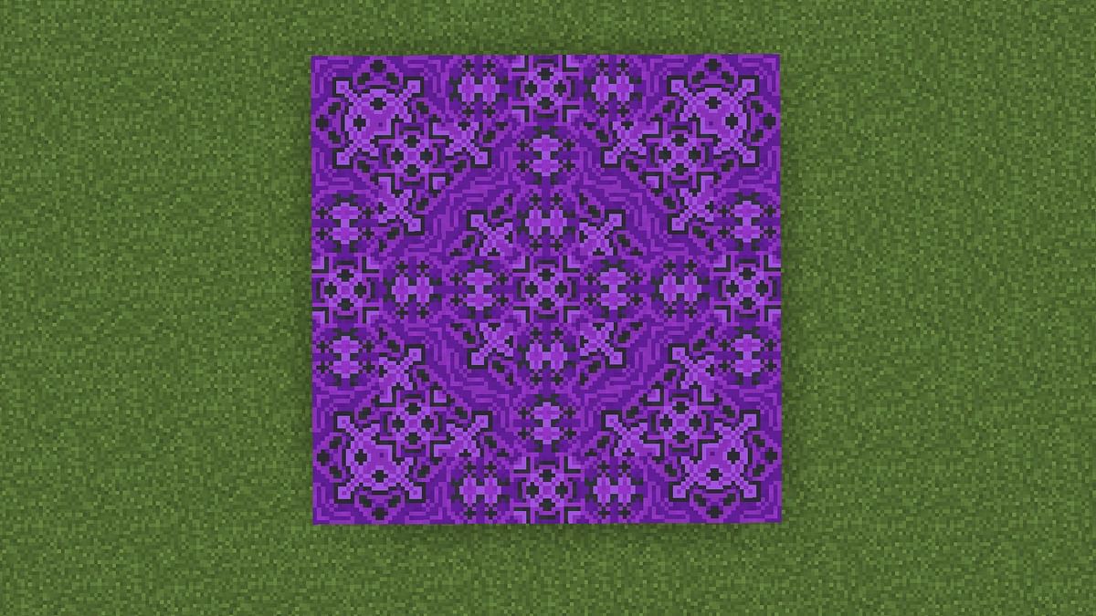 How To Create Patterns Using Glazed Terracotta In Minecraft