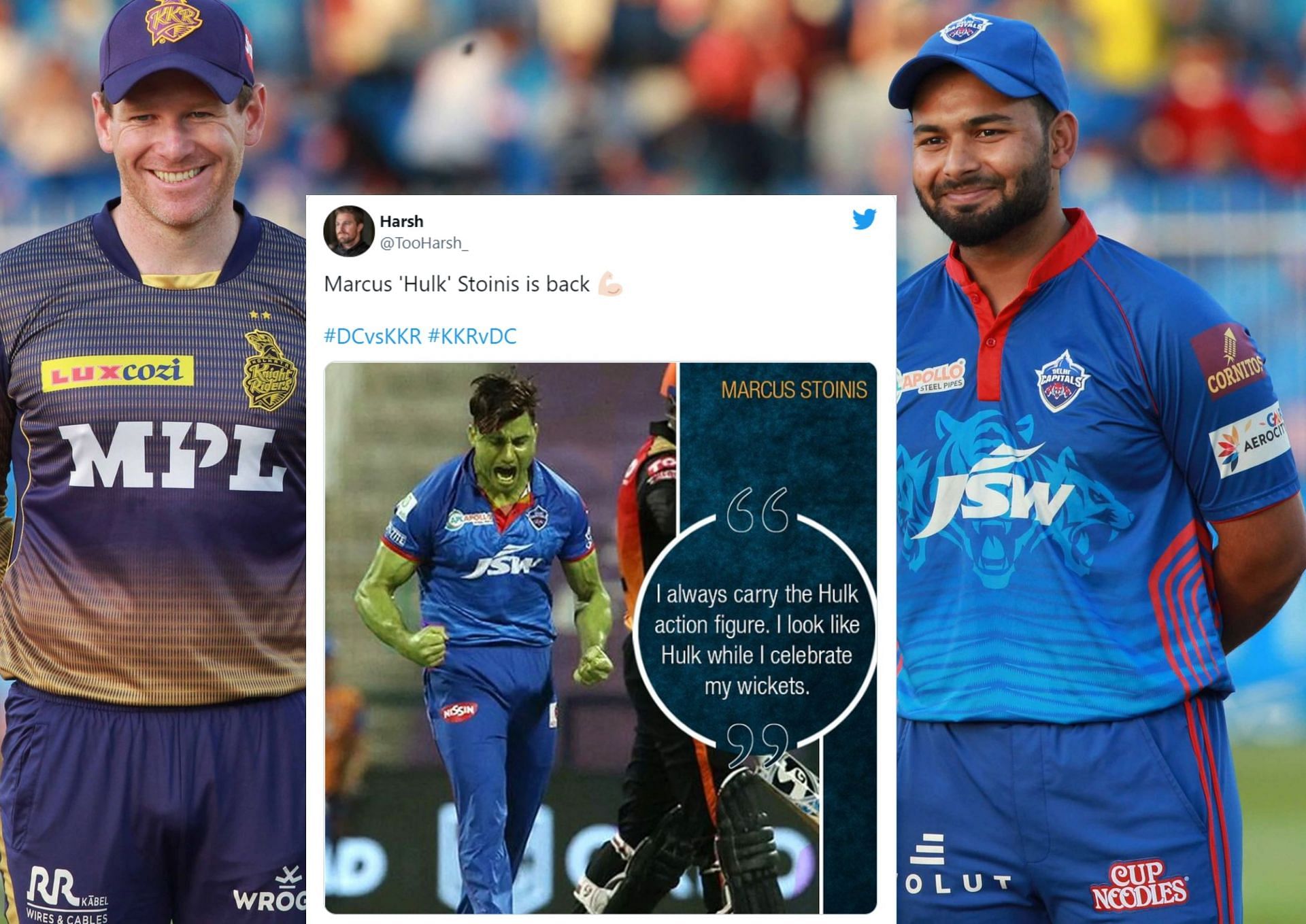 Twitter reacts as Kolkata and Delhi square off in the second qualifier at Sharjah.