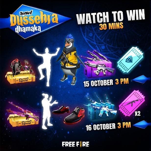 The Booyah Dussehra Dhamaka will occur on 15 &amp; 16 October at 3 pm