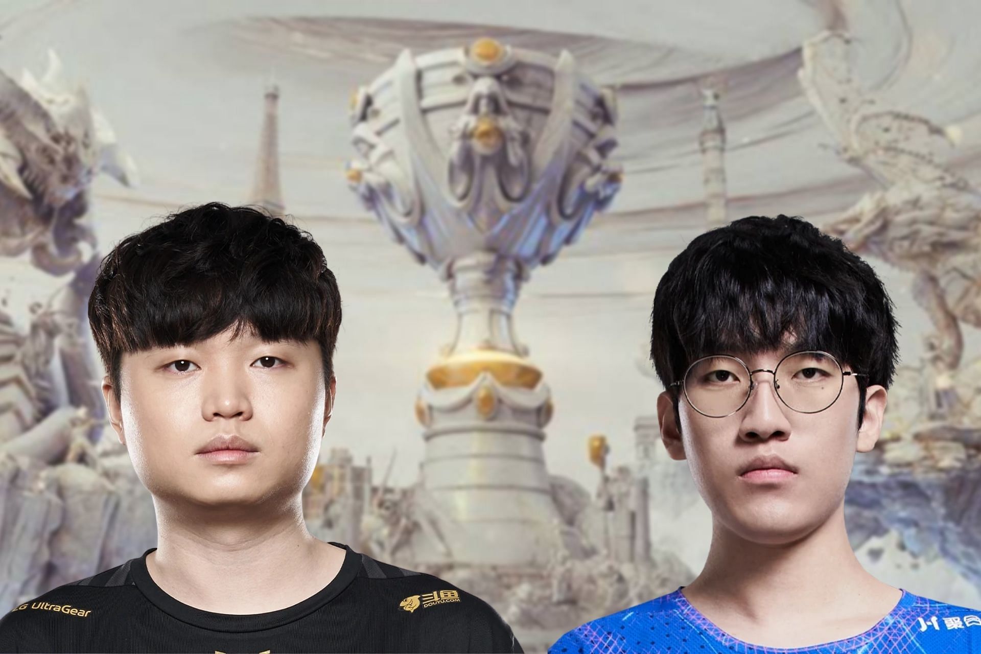 Gen.G vs LNG in the second round robin stage could prove to be the decider on who takes first seed (Image via League of Legends, edited by Sportskeeda)