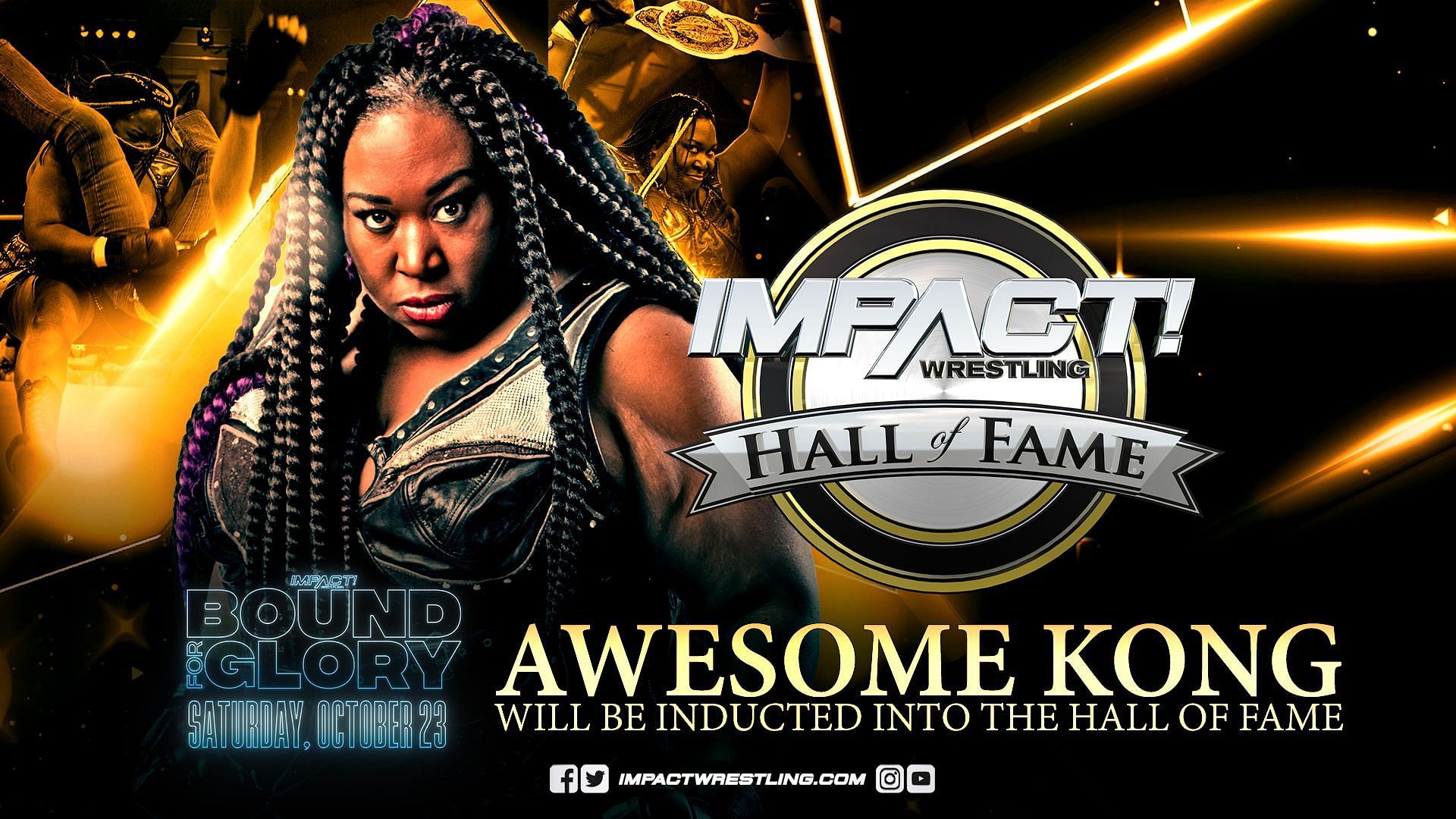 Congratulations to Awesome Kong for entering the IMPACT Wrestling Hall of Fame