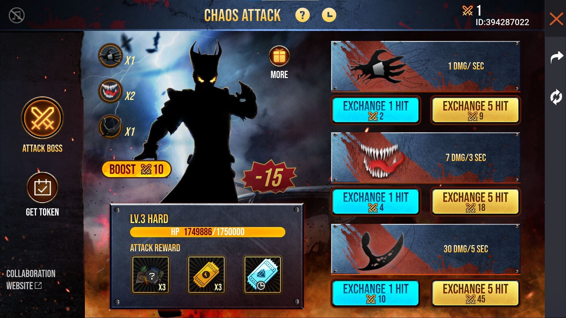 Chaos Attack event in Free Fire (Image via Free Fire)