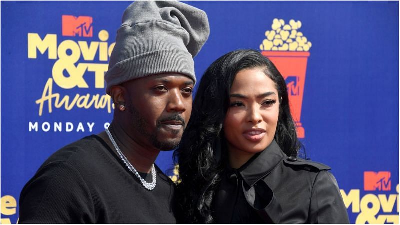 Ray J and Princess Love attend the 2019 MTV Movie and TV Awards at Barker Hangar. (Image via Getty Images)