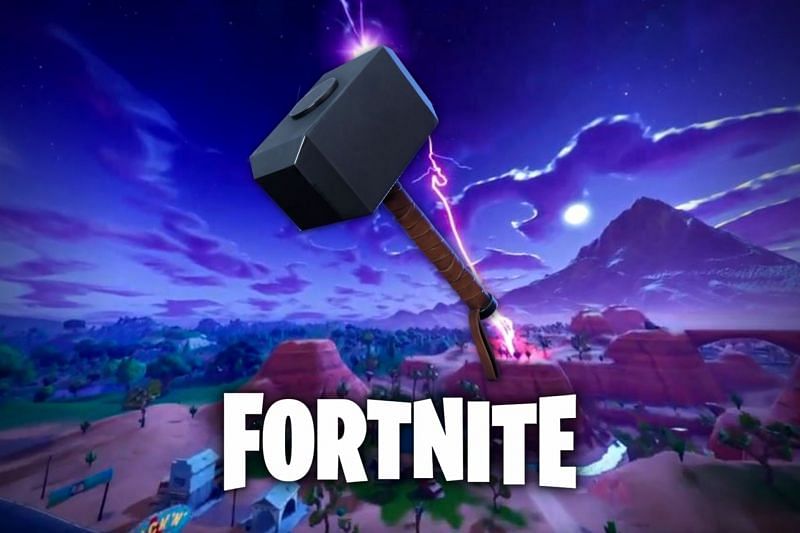 A lot more Fortnite characters are worthy of picking Thor&#039;s hammer than most would imagine (Image via Sportskeeda)