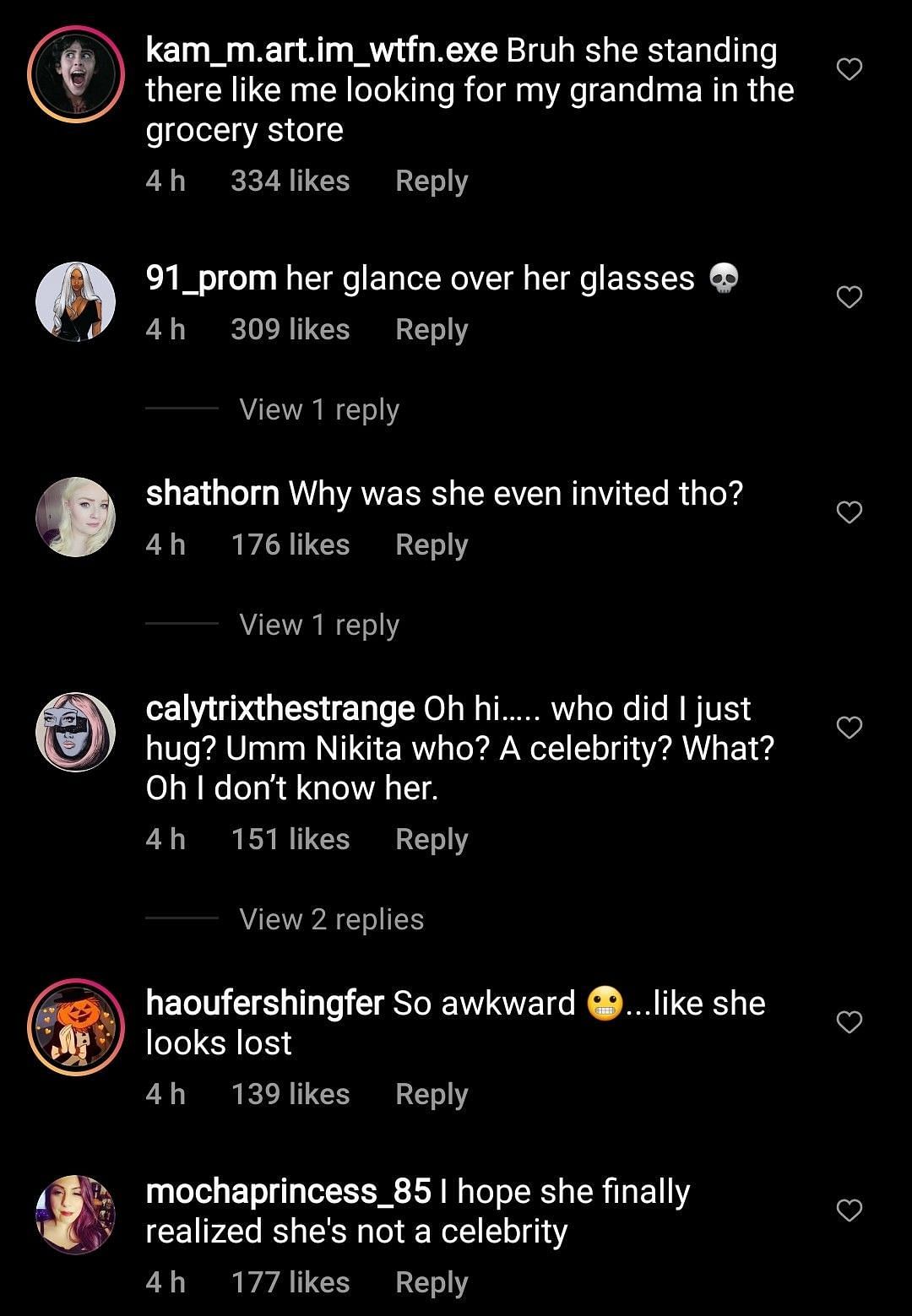 Internet reacts to Nikita Dragun and Cardi B's awkward embrace 3/3 (Image via defnoodles/Instagram)