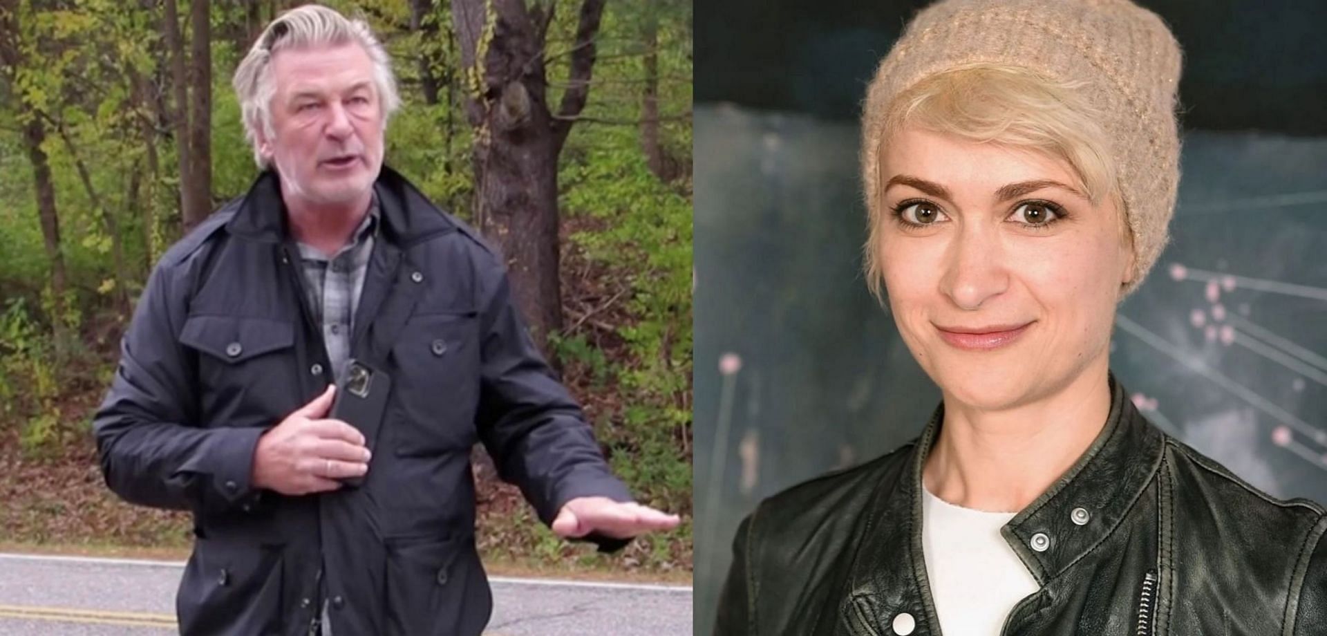 Alec Baldwin speaks about Halyna Hutchin&#039;s fatal death on the set of &#039;Rust&#039; (Image via Backgrid, and Fred Hayes /Getty Images)