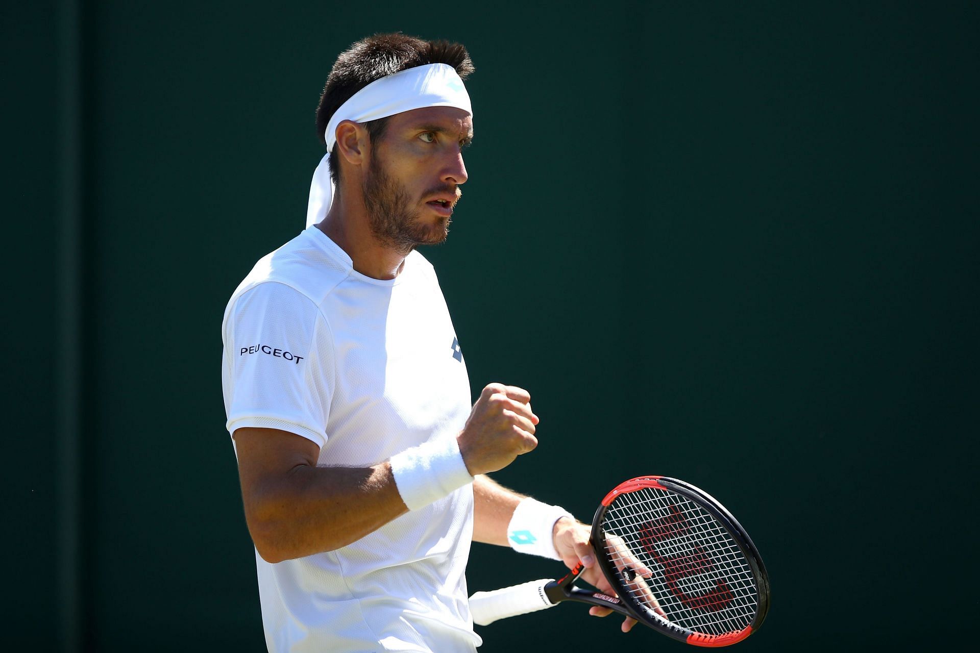 Leonardo Mayer at Wimbledon 2018