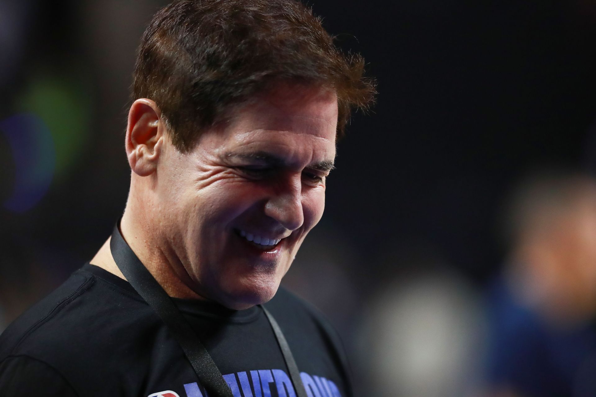 Mark Cuban at a Dallas Mavericks vs Detroit Pistons game