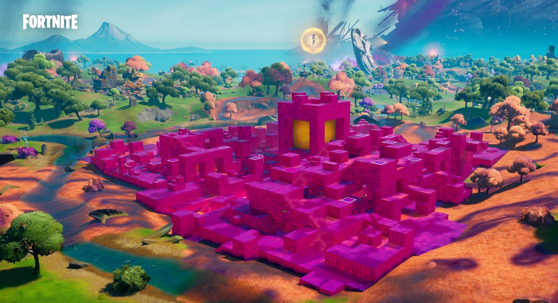 Cubetown is beginning to expand in Fortnite (Image via KaspolLeaks/Twitter)
