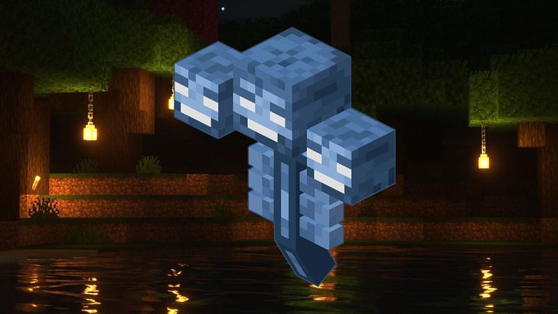 The Wither is one of two bosses in-game. Image via Minecraft.
