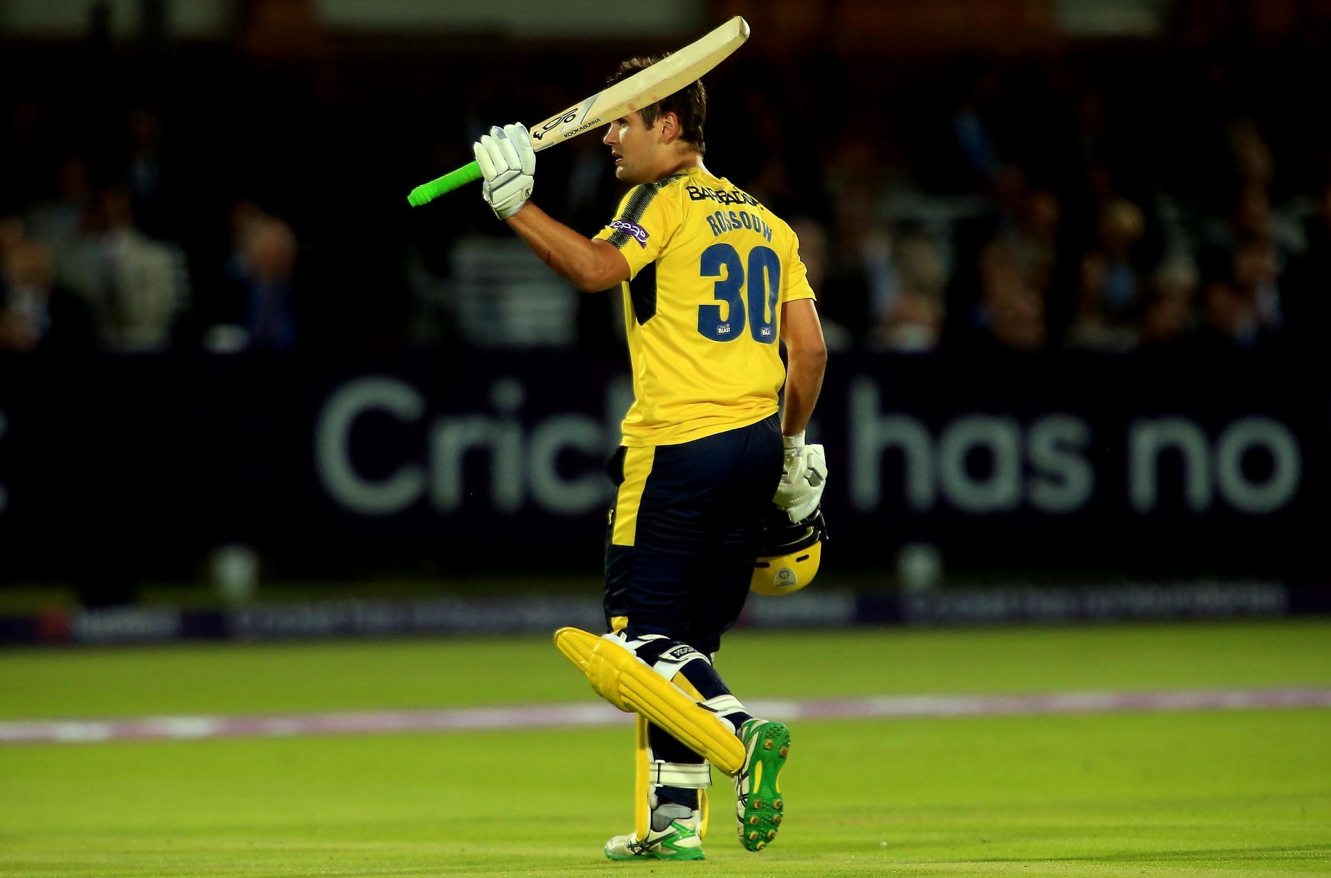 Rilee Rossouw in action during the NatWest T20 Blast.