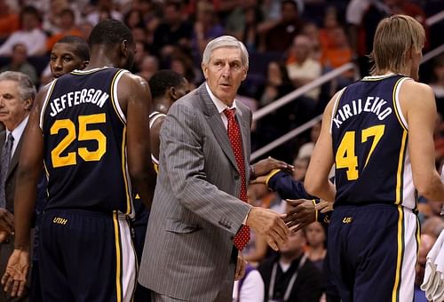 Legendary Utah Jazz head coach Jerry Sloan