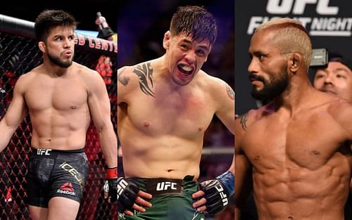 Henry Cejudo, Brandon Moreno, and Deiveson Figueiredo