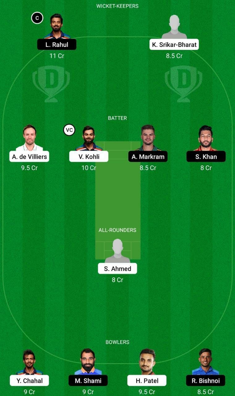 RCB vs PBKS Dream11 Fantasy Tip #1