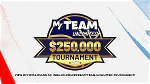 NBA 2K22 has announced the details for the MyTeam Unlimited tournament. (Image via NBA 2K22)