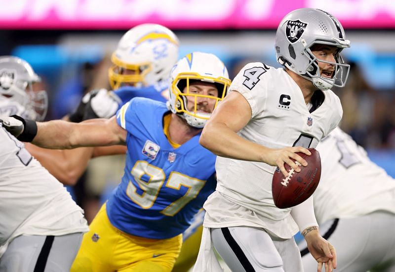 LA Chargers star Joey Bosa and Las Vegas Raiders QB Derek Carr