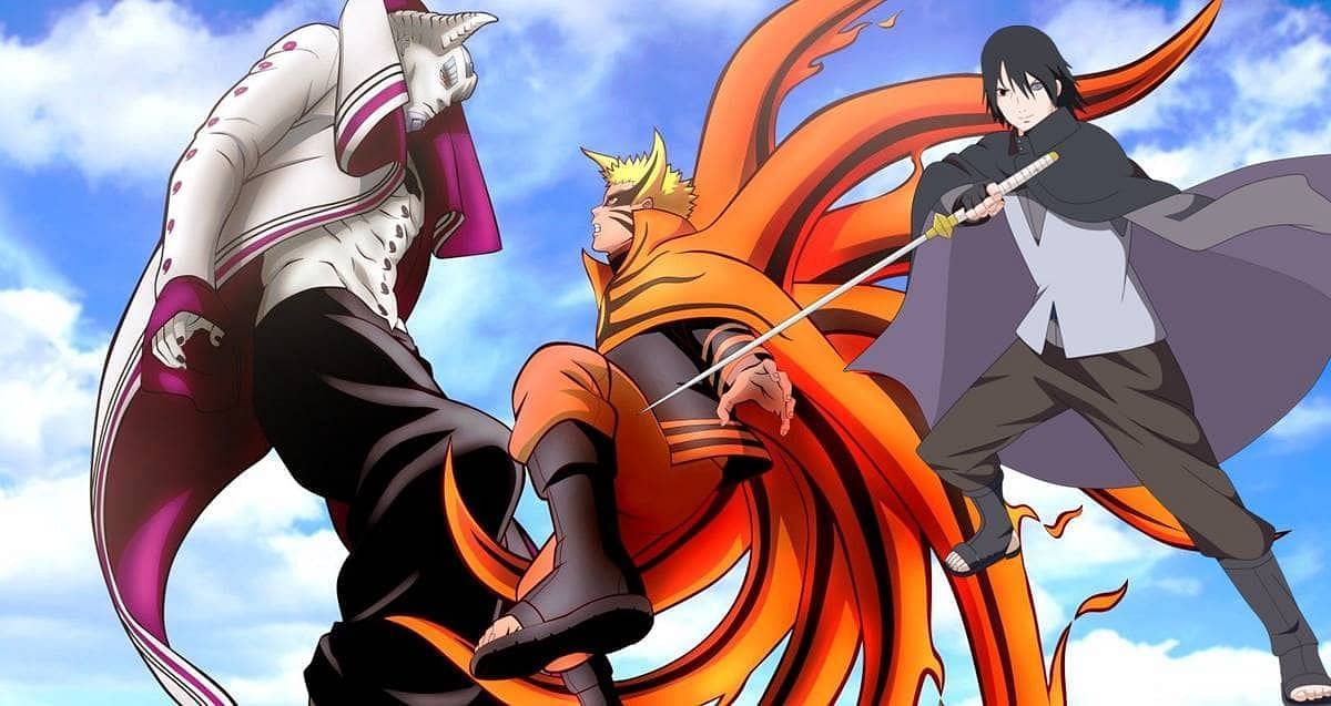 Isshiki, Naruto and Sasuke (Image via Animesouls.com)