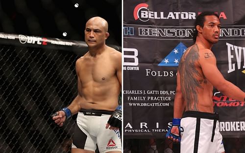 BJ Penn ( left). Benson Henderson (right). credits: Getty Images.