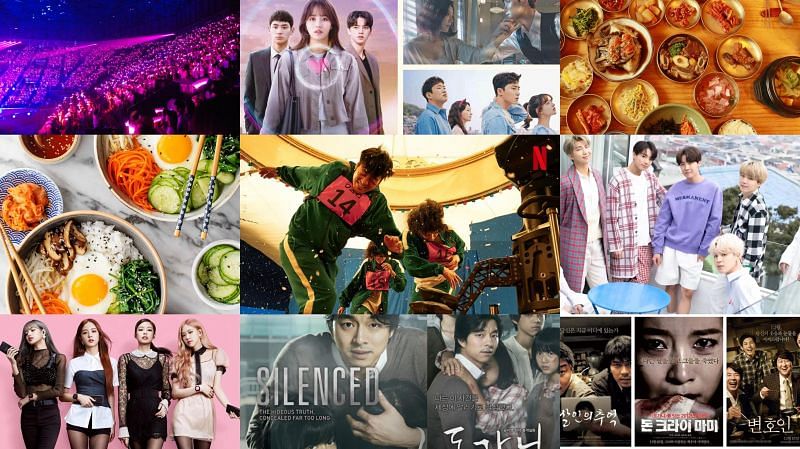 The Korean takeover of the global stage is all set to revolutionize the world. (Images via Netflix, IMDb, Pixabay, Instagram)