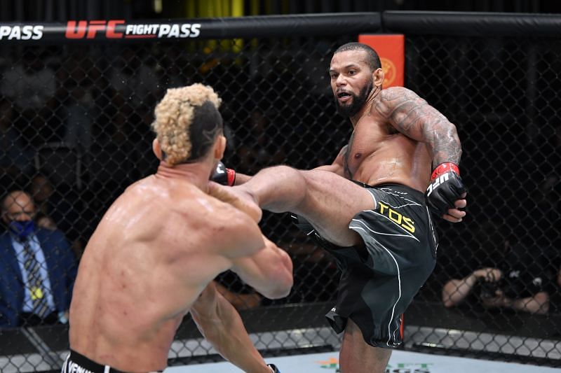 Thiago Santos came out on top in last night&#039;s UFC main event