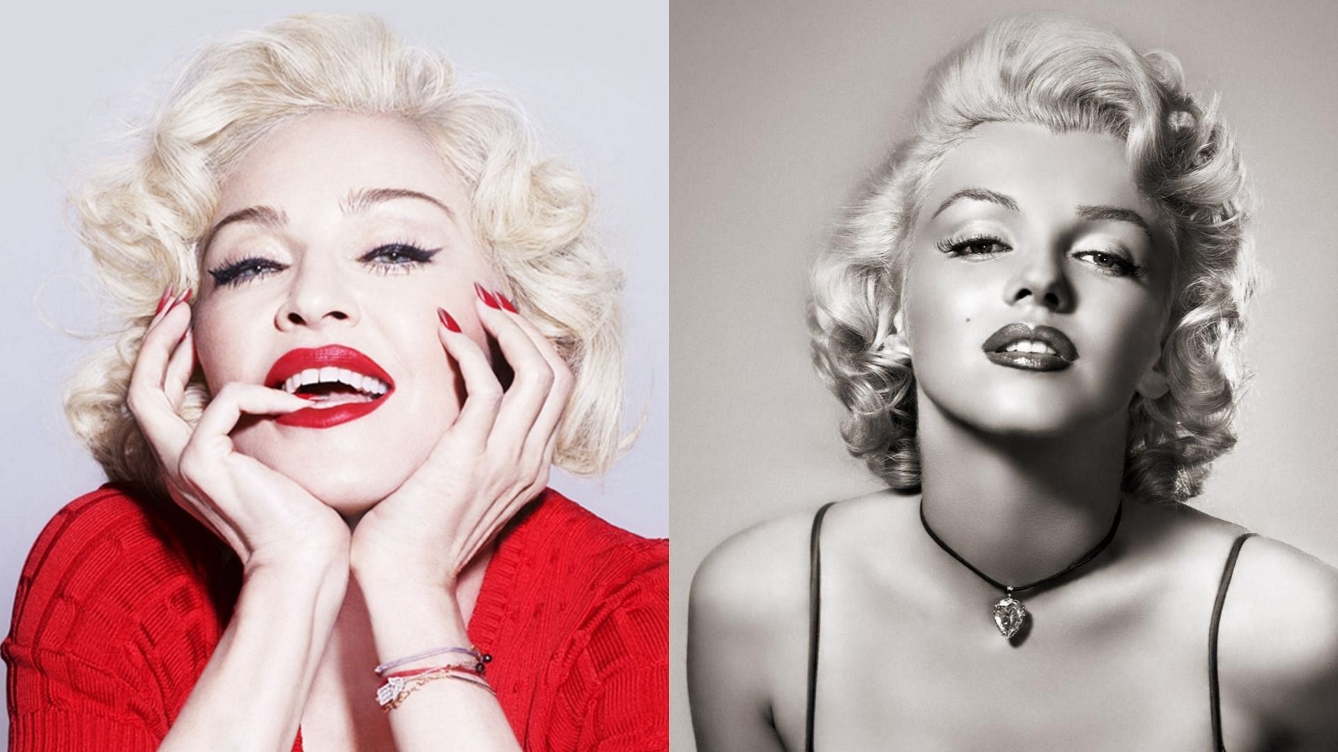 Madonna Recreating Marilyn Monroe