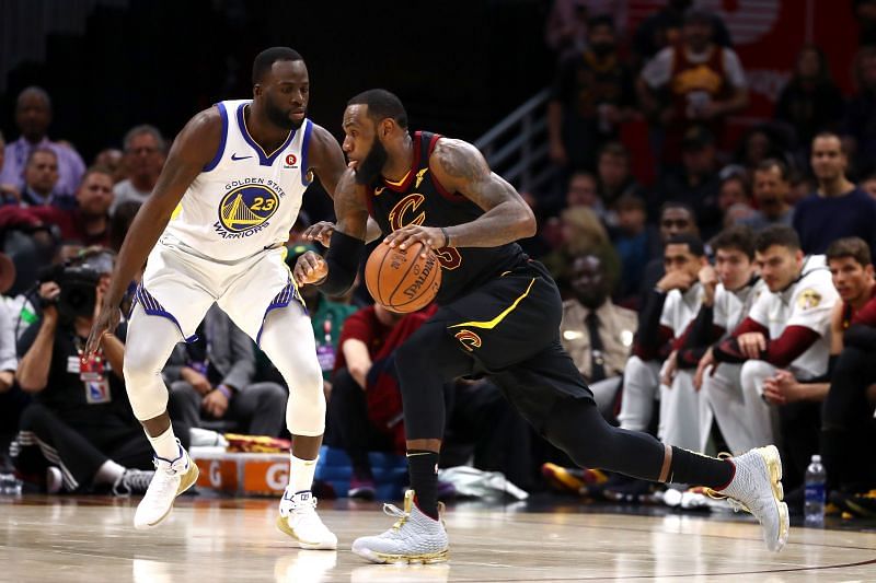 LeBron James against Draymond Green in the 2018 NBA Finals
