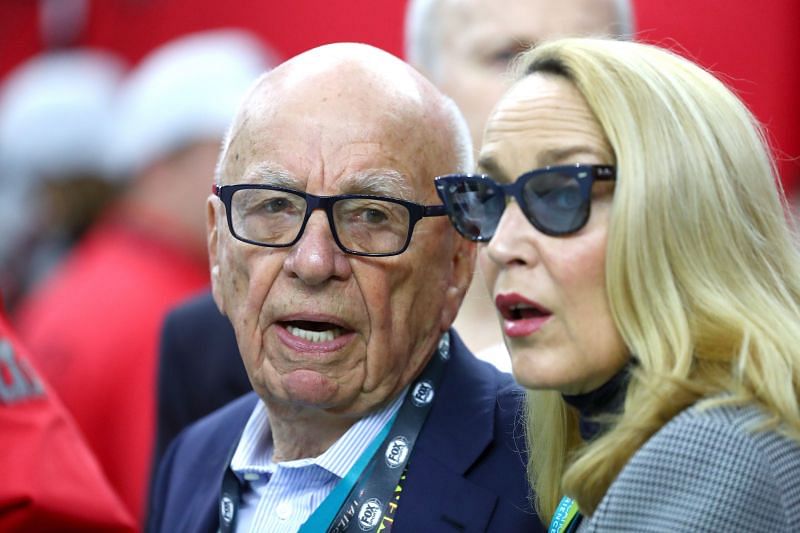 Rupert Murdoch at the Super Bowl (Image via Getty Images)