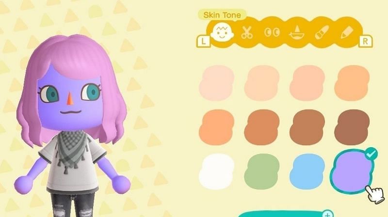 Players can purchase &quot;body paint costume tips&quot; and &quot;exploring new eye color pack&quot; from their hard-earned Nook Miles (Image via Nintendo)