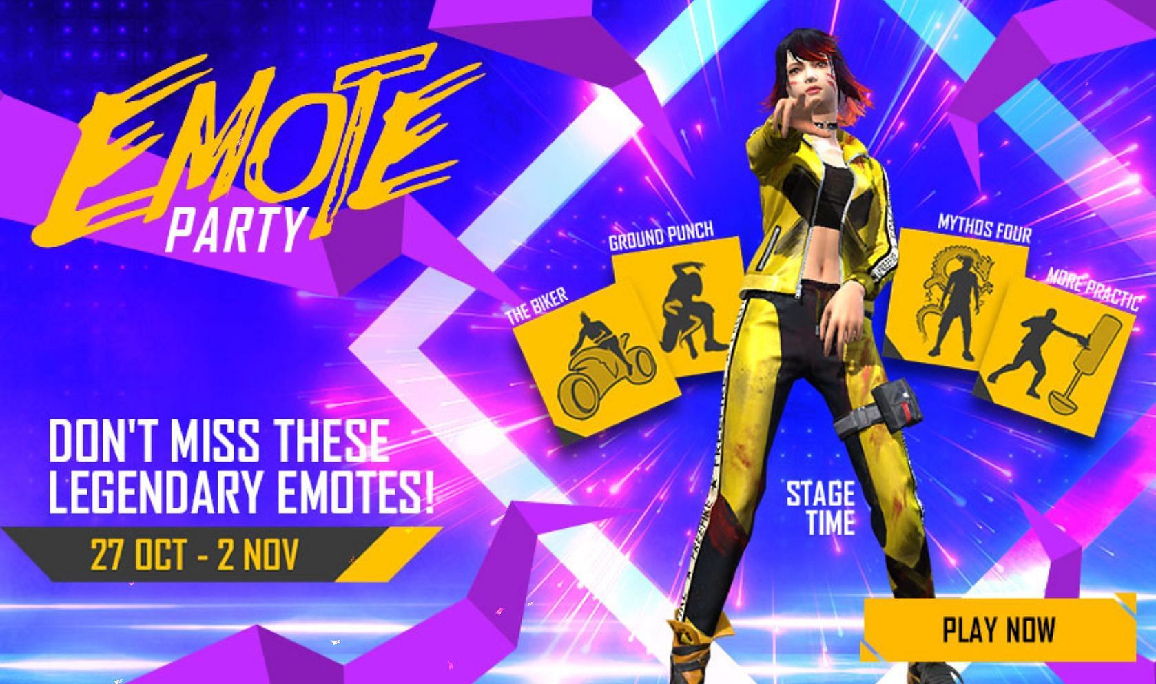 Legendary emotes are up for grabs (Image via Free Fire)