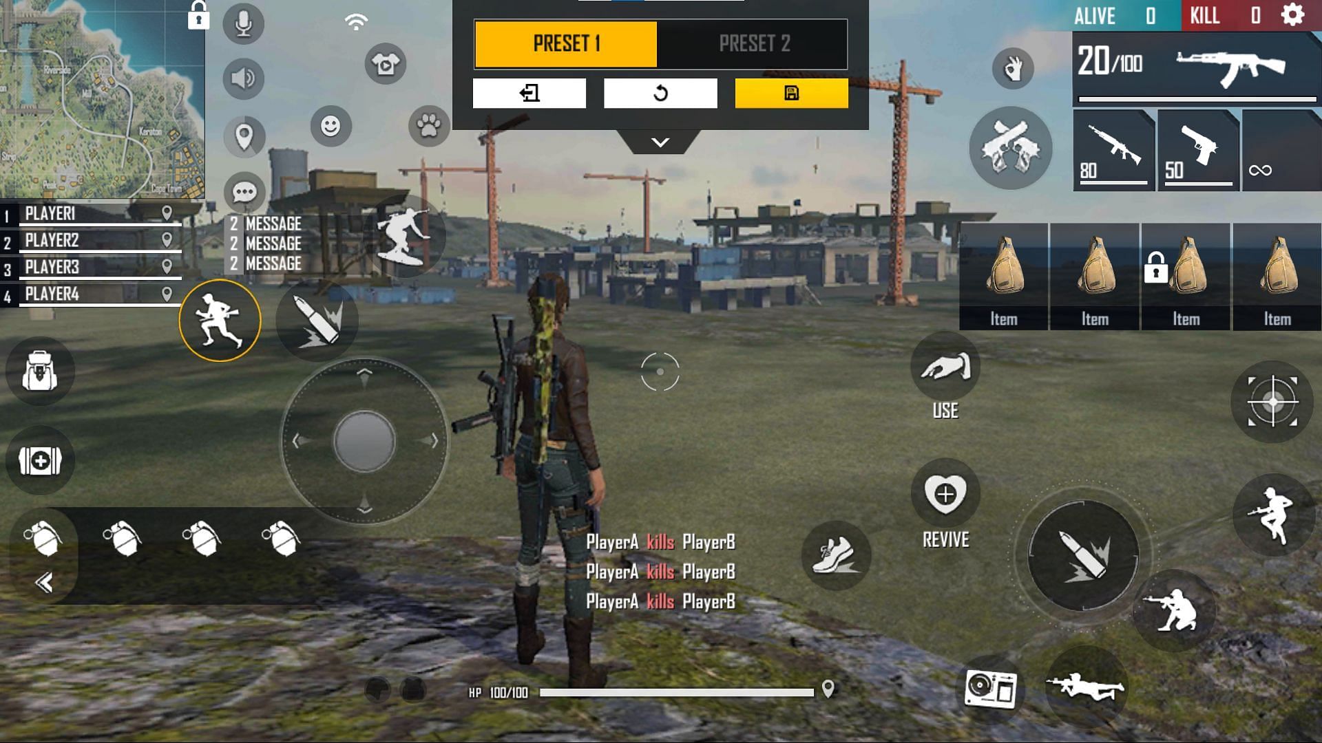 Gamers should not get complicate their custom HUD (Image via Free Fire)