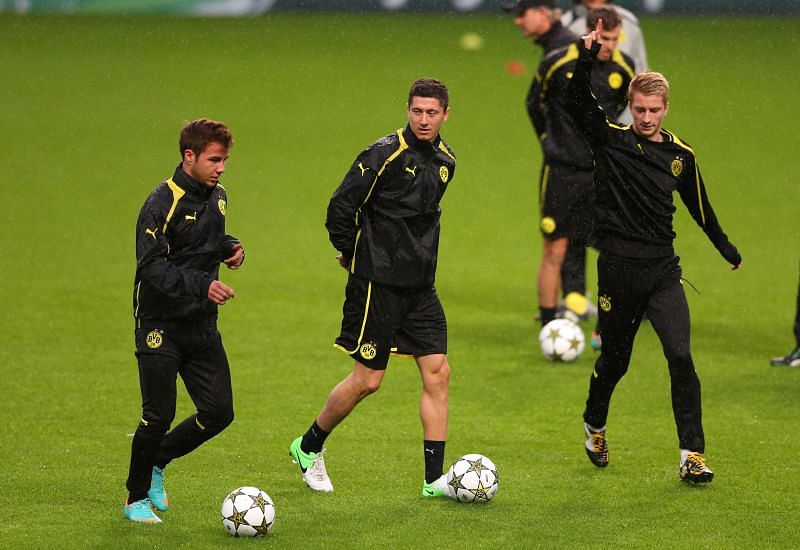 Borussia Dortmund Training and Press Conference