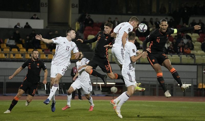 The Netherlands were far from their best against Latvia.