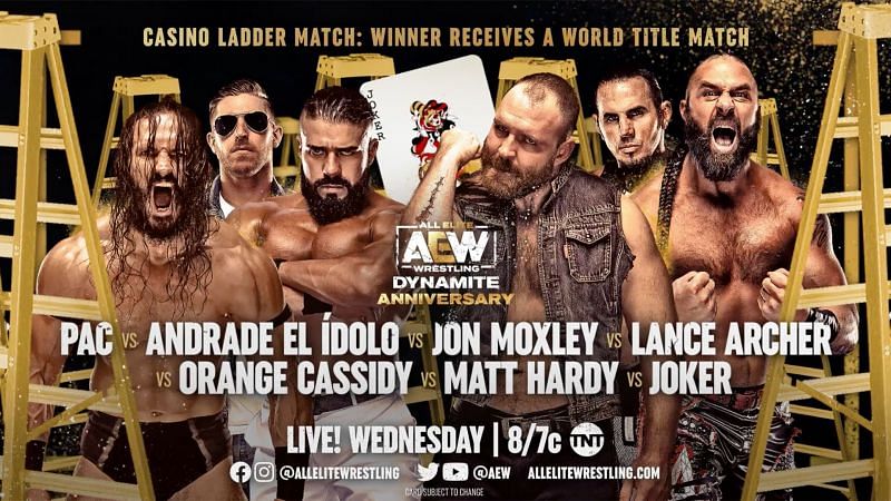 Matt Hardy has been in quite a few ladder matches in his time (Pic Source: AEW)