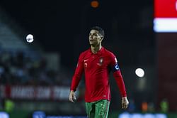 “Deserves the Ballon d'Or ahead of Messi” - Manchester United fans react to Cristiano Ronaldo’s record-breaking hattrick for Portugal