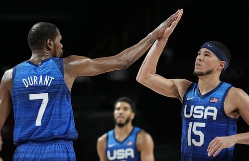 Although they were teammates in the Olympics, Kevin Durant and Devin Booker almost shared time in OKC