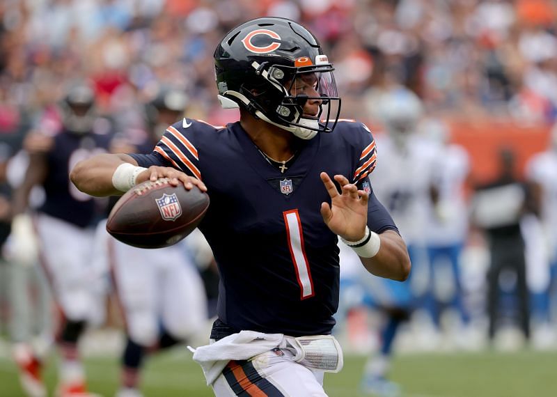 Detroit Lions v Chicago Bears-QB Justin Fields