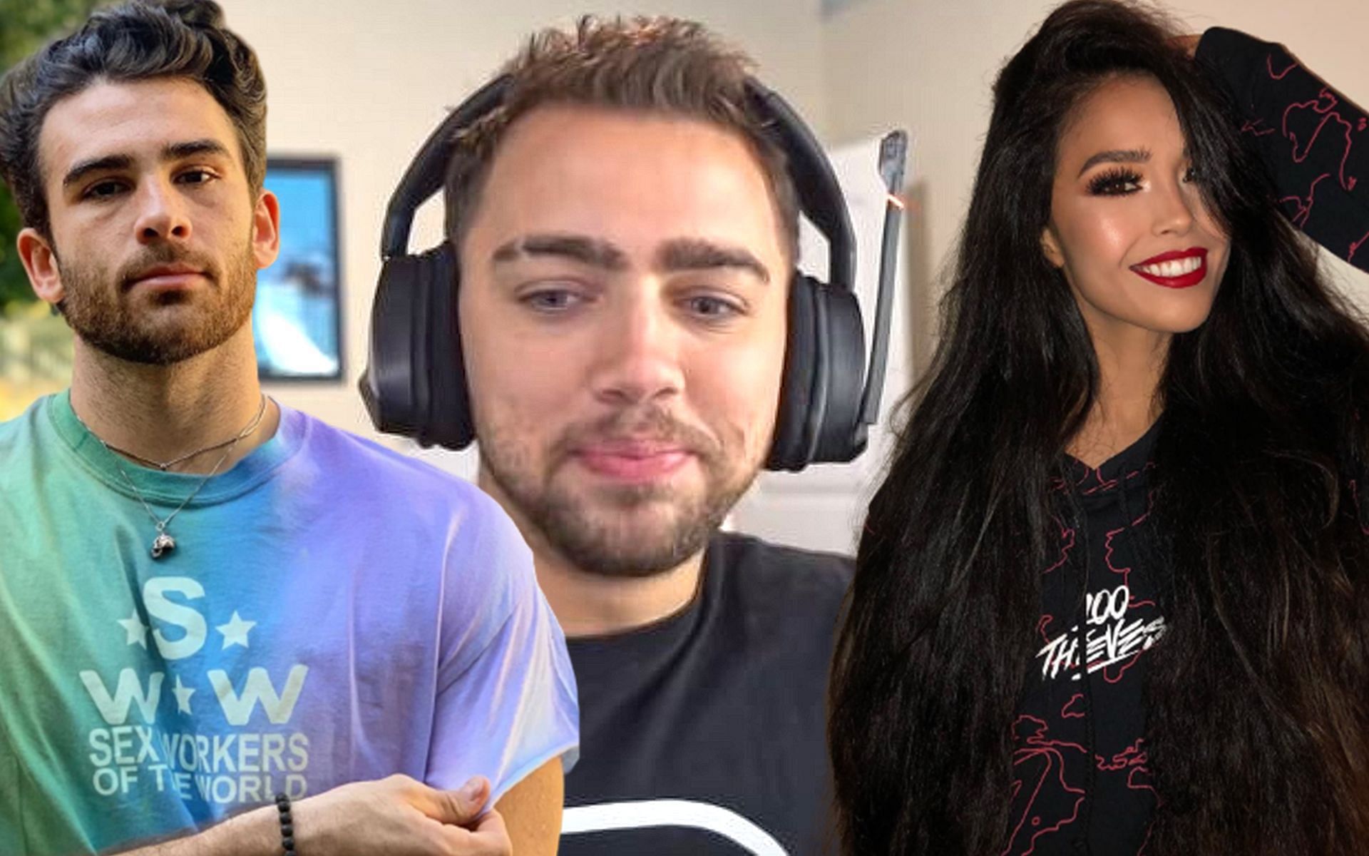 Mizkif goes on an angry rant after hearing about Hasan&#039;s message to Valkyrae (Image via Sportskeeda)