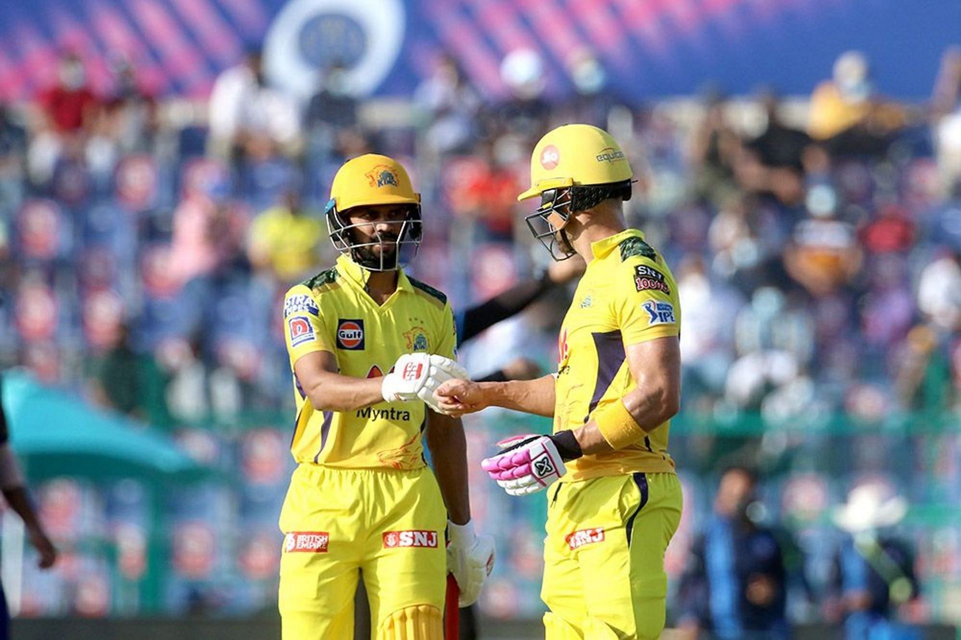 Ruturaj Gaikwad and Faf du Plessis have been prolific at the top of the order for CSK [P/C: iplt20.com]
