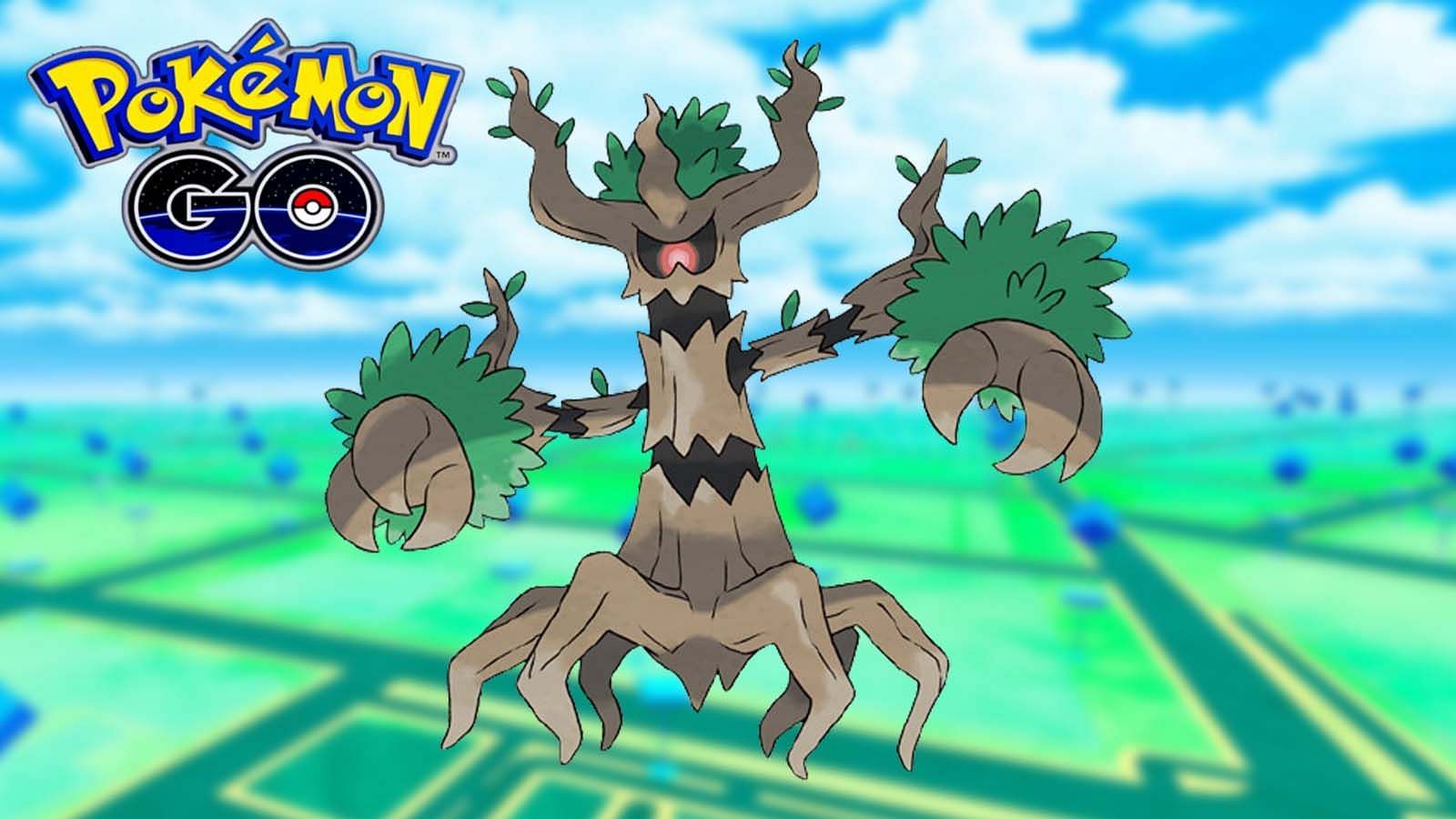 Trevenant, Phantump&#039;s evolution, is much more capable in battle, but some players may not want to evolve it (Image via Niantic)